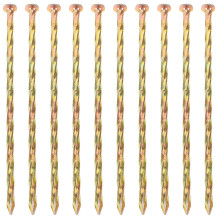 10 metall spiralnägel für und landschaft