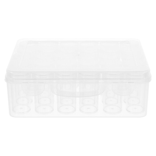kunststoff samenlagerungsbox mit fächern für - und gemüsesamen
