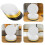 8 pezzi basi per torte 30 cm in cartone bianco 11