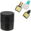 Eyelash Glue Tank Stand 4-Cell Black Activated Sealed Box Lash Extensions Adhesive Holder 3