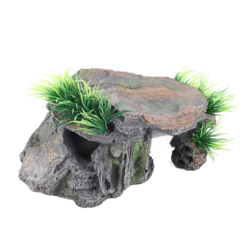 Fischversteckhöhle, Harz, farbecht, lebendig, 1