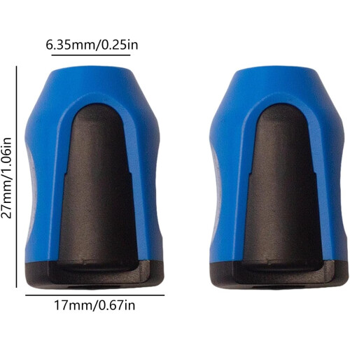 Bit Holder 2-Pack For Screwdriver, Magnetizer And Demagnetizer Accessories, Red 1