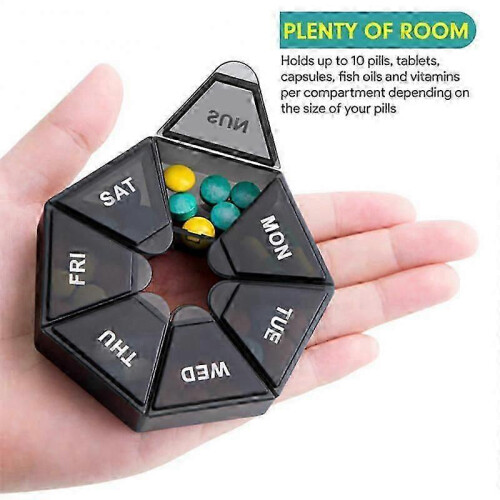 7 Days Pill Medicine Box Home Weekly Tablet Holder Storage Organizer Container Case Pill Box 1