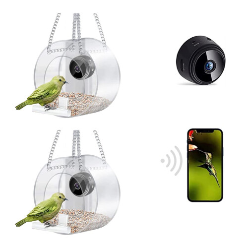 Smart Bird Feeder Nachtsicht Hängende 2