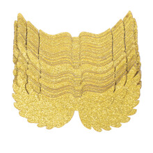 50Pcs Golden Cake Picks Paper Decorative Birthday Cake Ornaments