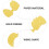 50St Compacte Gouden Cake Picks Van Papier Voor Feest 8
