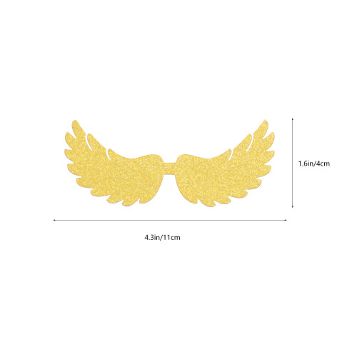50St Compacte Gouden Cake Picks Van Papier Voor Feest 1