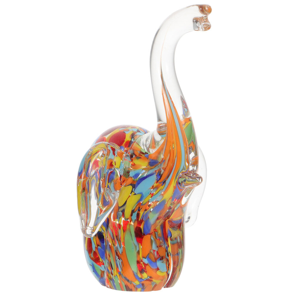 2 Szt. Figurki SłOnia SzkłA, Ozdoba Dekoracyjna Do Sypialni-image