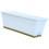 Rectangular Window Box With Drainage For Office White Planter 5
