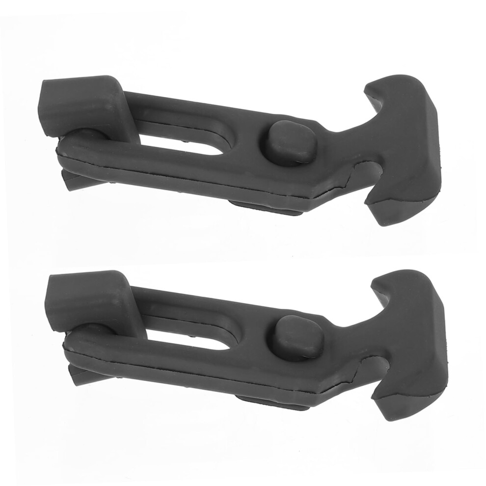 Rubber T-Handle Toolbox Lock Latches 2-Piece Pack For Toolboxes And Coolers, Flexible Draw Latch, Easy Install 9393856834464