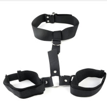 Bondage Set 605 Model Handcuffs And Harness Fetish Gear For Couples Erotic Intimate Toy Kit