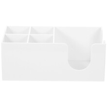 kaffeestation organizer für , strohhalme, tassen, teebeutel