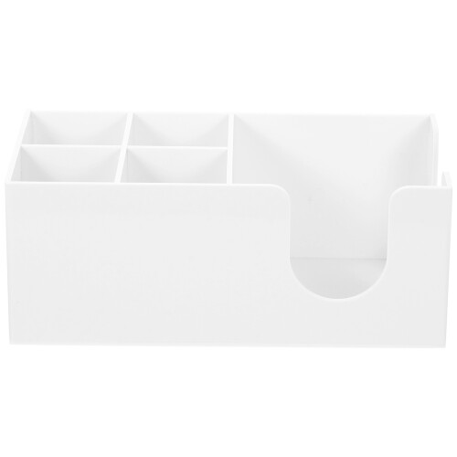 kaffeestation organizer für , strohhalme, tassen, teebeutel