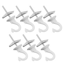 7St Metalen Plafondhaken Wit - Duurzame Hangers Voor En Swags
