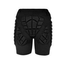 Motorcycle Shorts Leg Protector For Motocross And Skiing Black Bottom-Padded Hip Protection Impact-Resistant