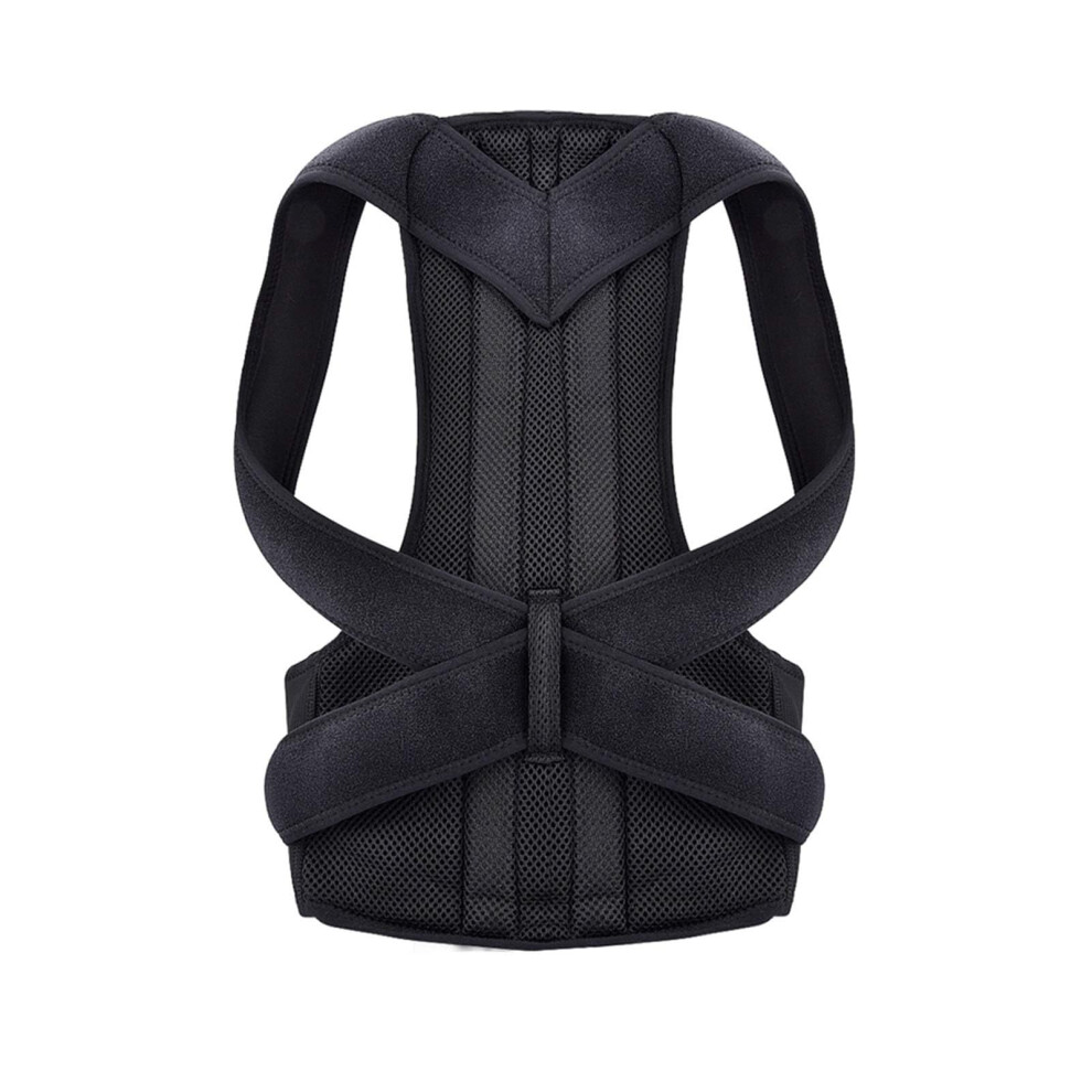 Corrector Back Brace XS-5XL Hunchback Correction Belt For Men Women Adjustable Back Support Straightener Scoliosis Black