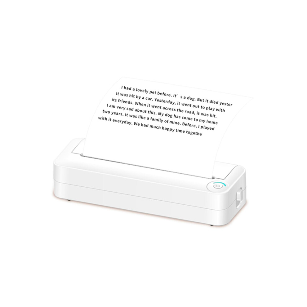 Portable Printer Wireless Inkless 8.26 X 11.69 Inch Thermal Paper Bluetooth Ocr Text Extraction A4 Remote Printing App 9084446002270