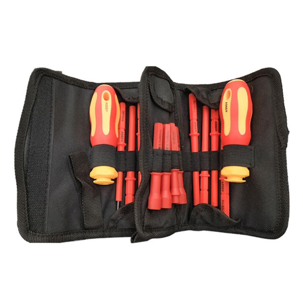 Electrical Screwdriver Set 18-Piece Insulated Handle For Mechanics, Electricians, And Household Maintenance 9393856835102