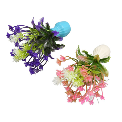 Aquarium Kunstblume Dekor Leuchtende Simulation 1