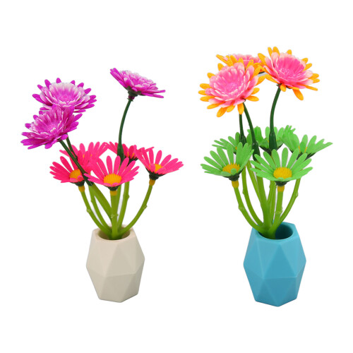 Aquarium-Blumendekoration, Simulation, leuchtende