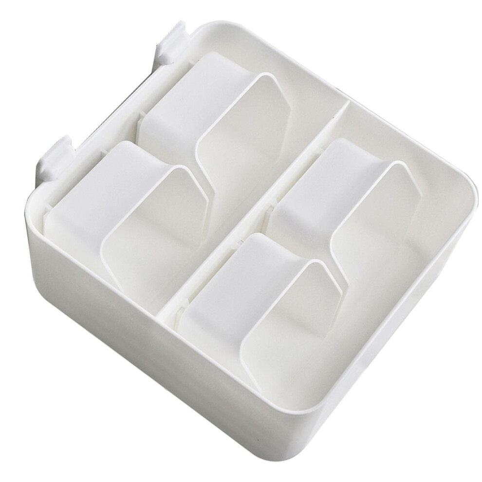 Four Compartments Desktop Organizer Plastic Tabletop Drawer Storage Box 7901351101169