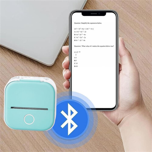 Printer Inkless Bluetooth Sticker Pocket Printer Portable Bluetooth Printer For Photos Notes DIY Scrapbook 2