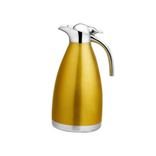 2.0L Stainless Steel Insulated Kettle, Double-Layer Thermal Bottle, Vacuum Pot For Hot Water, Coffee And Beverages, Gold
