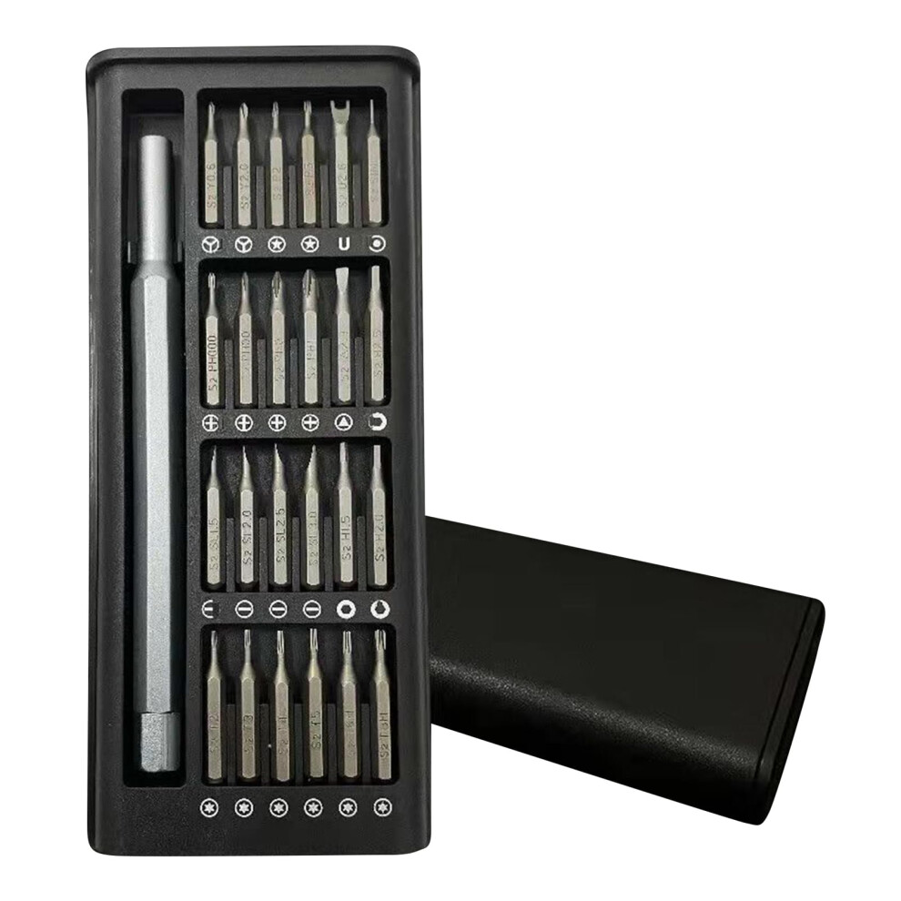 25 In 1 Precisions Screwdriver Set Phone Clock Computer Maintenance Disassembly Tool Aluminum Handle Electronics Repair 9393856836024