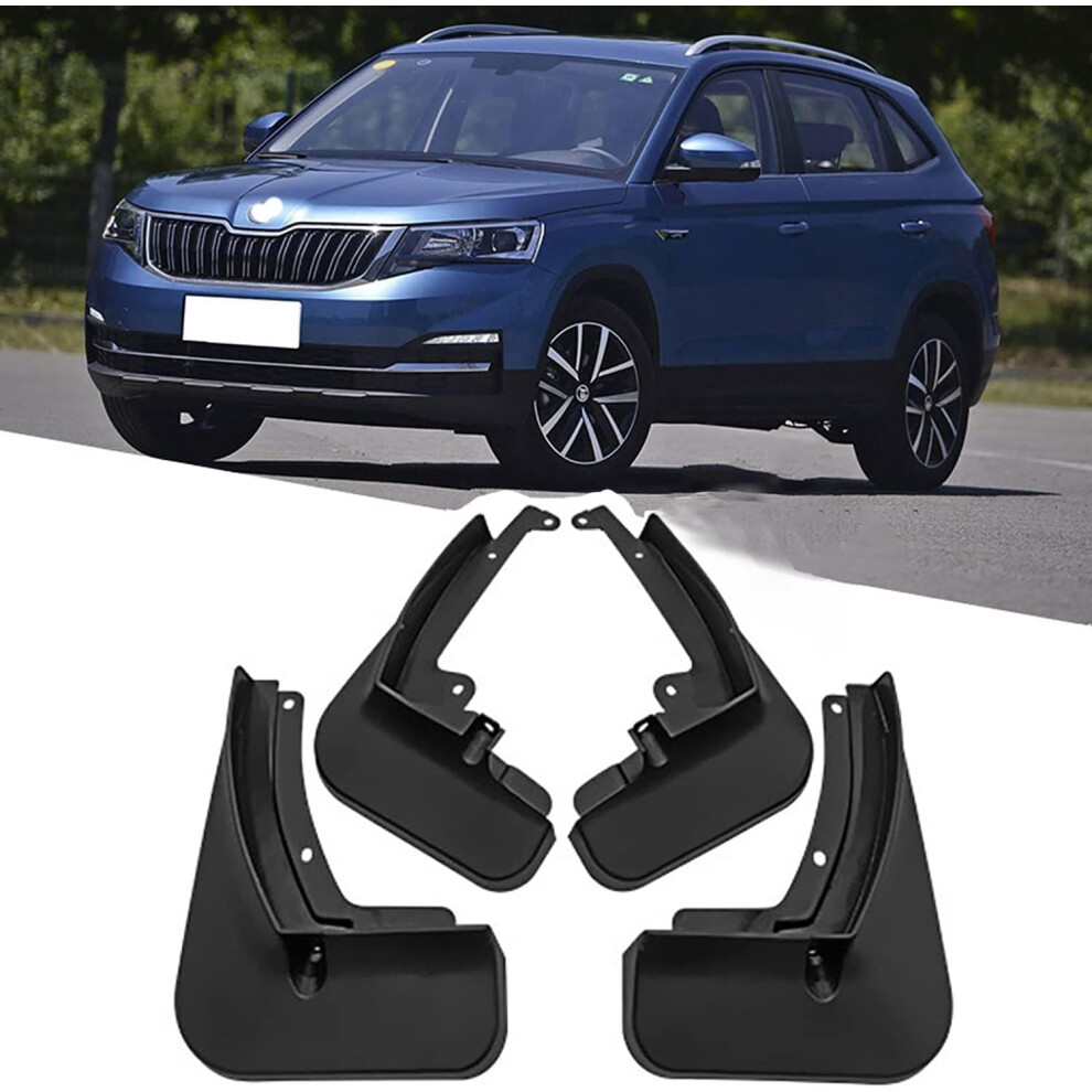Car Mud Flaps Splash Guards 4 Piece For Skoda Kamiq 2018-2022 Front And Rear Mudflaps Wheel Protection Accessories 9016109968616