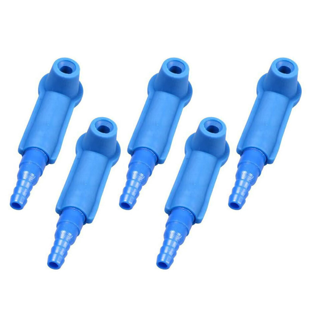 Automotive Brake Bleeding Connector Pack Of 5 Kit For Fluid Change Portable Brake Bleeder Adapters Blue 9084446003192