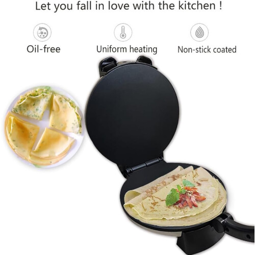 Non-Stick Roti Maker 1800W Portable Automatic Electric Pancake Machine With LED Indicator 1