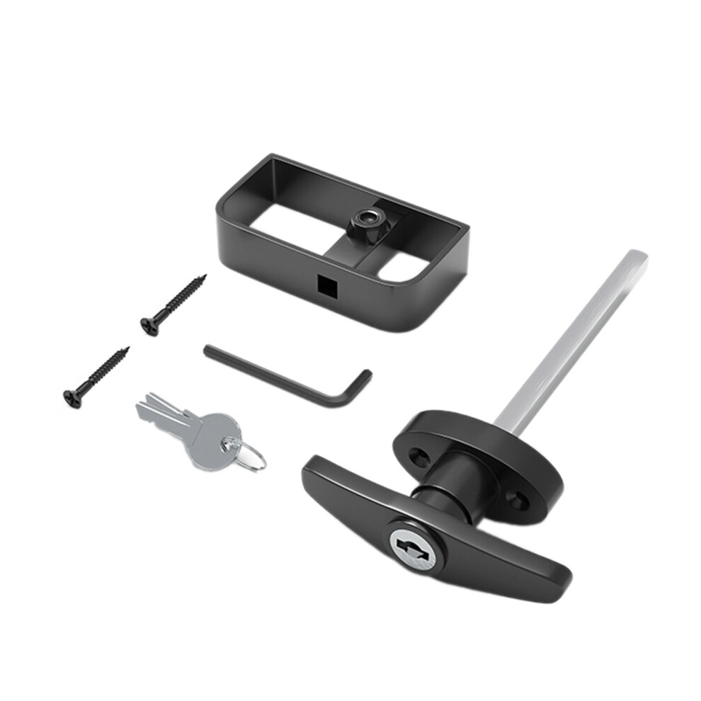 Lock Handle With Key Set, Metal Door Handle With Key, Keyed Lock Door Handle For Home And Office 9393856836659