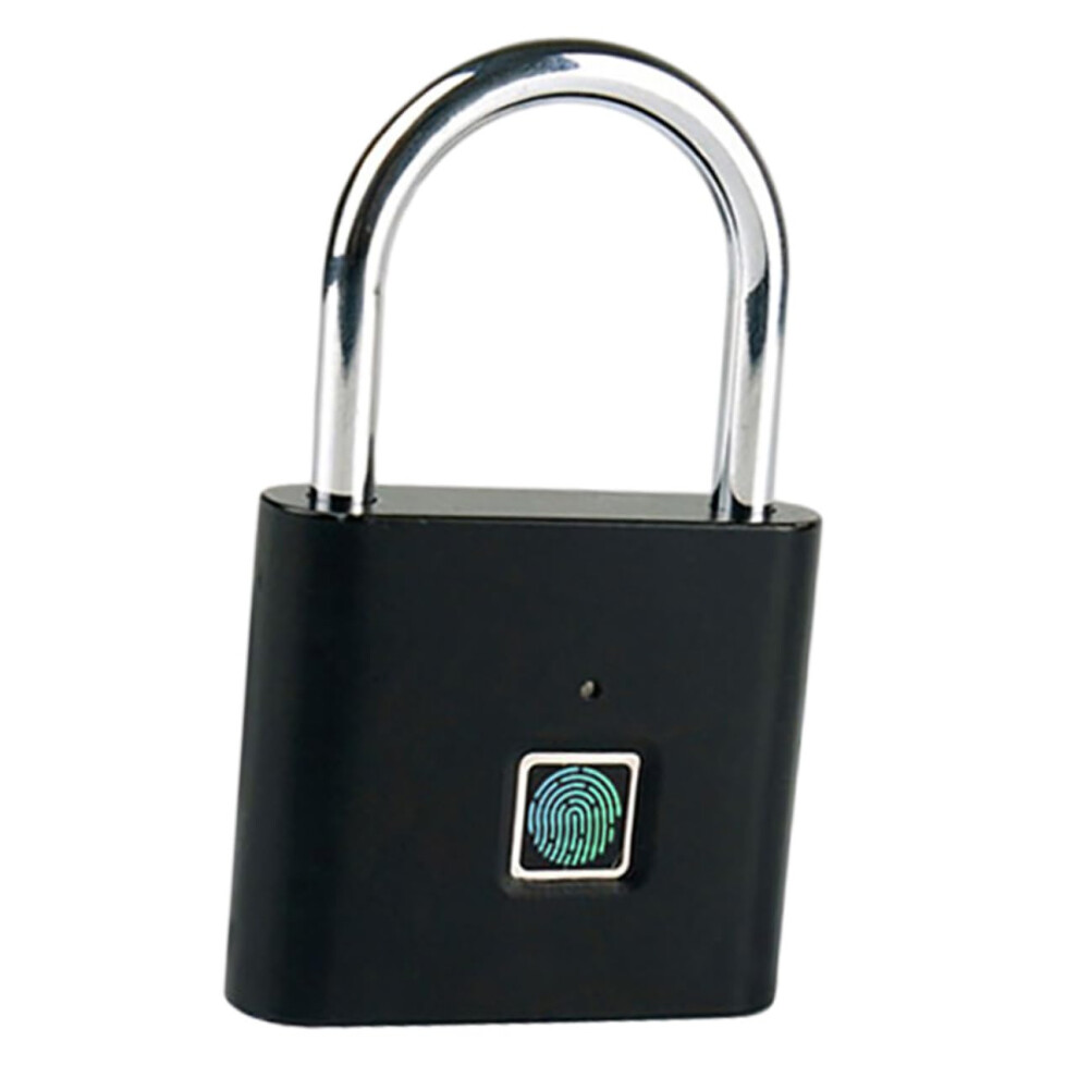 Outdoor Fingerprint Lock Padlock Aluminum Alloy Body Multi-Use Locker Lock Biometric Padlock For Lockers 9393856836734