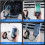 Endoscope Camera with Light,1920P HD Borescope,6 Adjustable LED Lights, IP67 Waterproof for iPhone, iPad and Android Phone 8