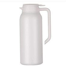 Heat Insulation Vacuum Tea Coffee Pot Kettle With Insulated Bottle, 1.5L, White