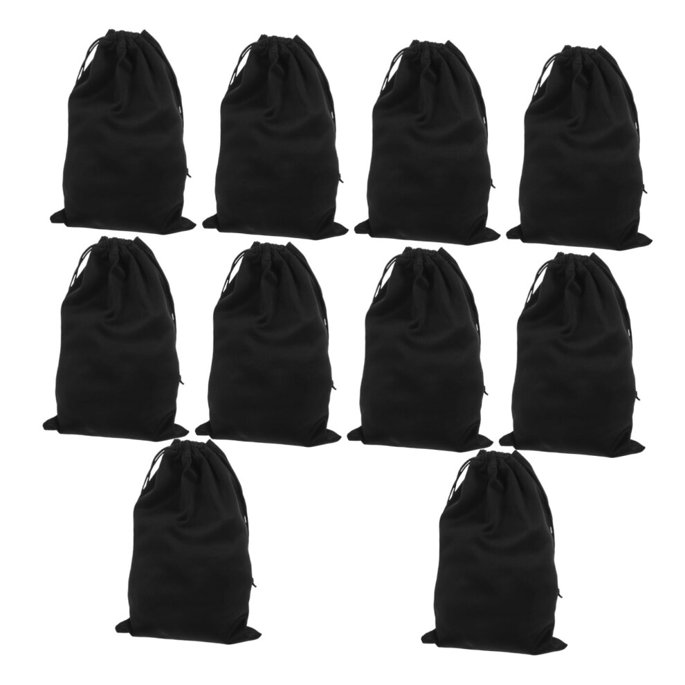 Ski Goggle Pouch Set Of 10 Drawstring Protective Case With Microfiber Sleeve For Snow Sports Goggles And Glasses