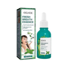 Fresh Breath Essence Breath Freshener Bad Breath Eliminating Bad Mouth Smell Removing Drops, Portable Cool Peppermint Oral Care Mouth Freshener