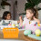 24Pcs Assorted Color Plastic Baskets Compact Storage Containers 10