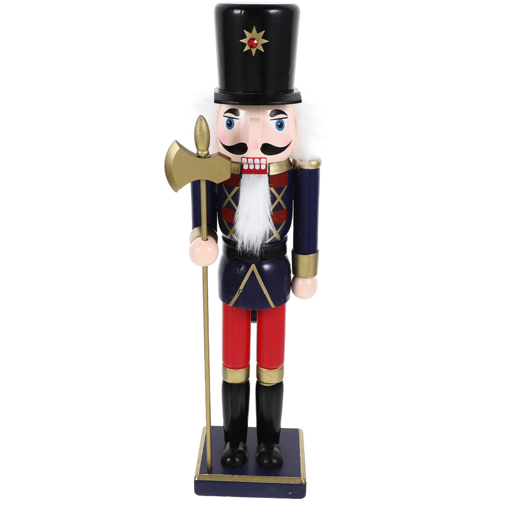 2 Szt. śWiąTeczne Figurki Na – Orzechowy I żOłNierz-image