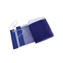 Table Tennis Accessory Portable Ball Replacement Net Blue Polyethylene Standard Size