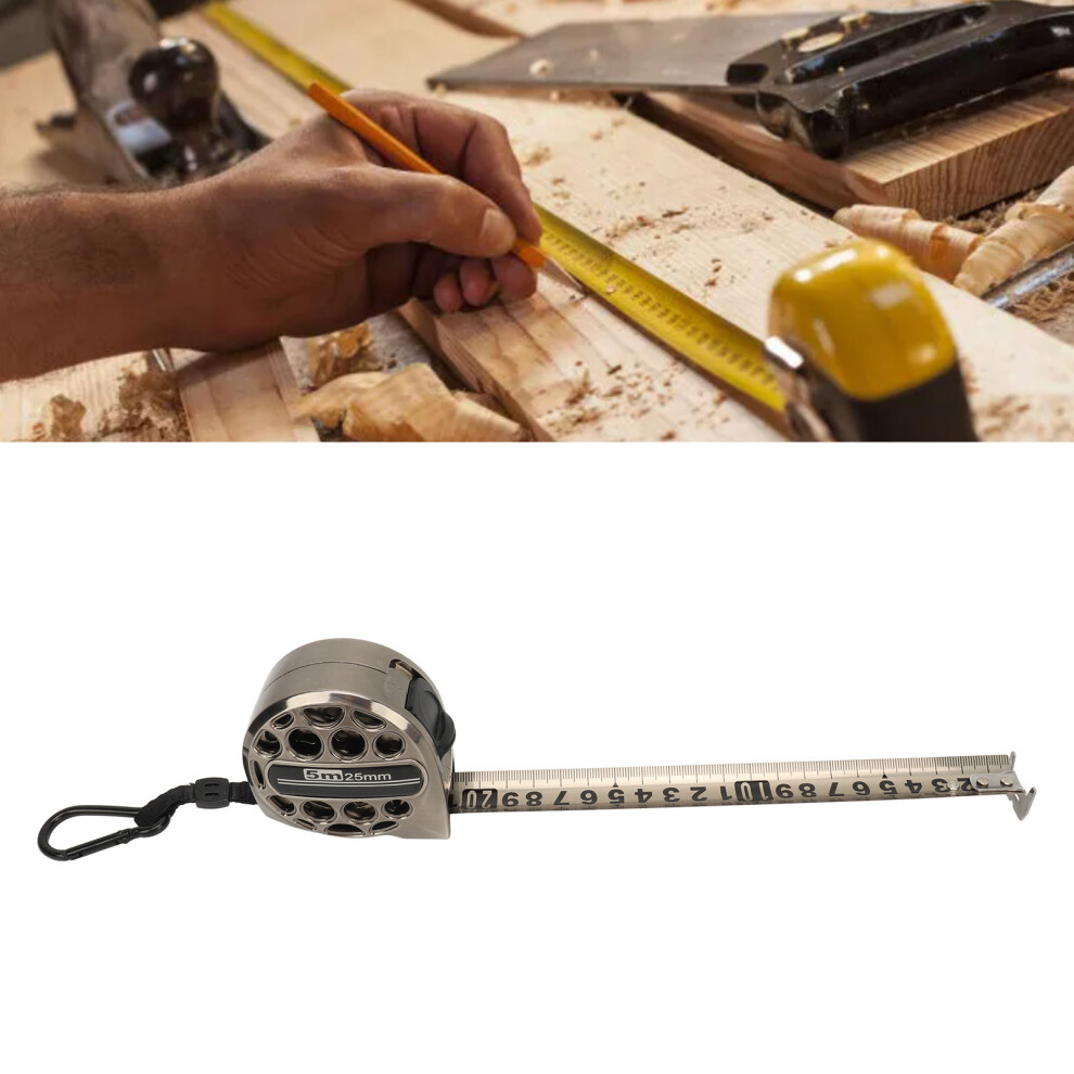 Waterproof Wear-Resistant Retractable Tape Measure 5M 25Mm Ruler 4631351107672