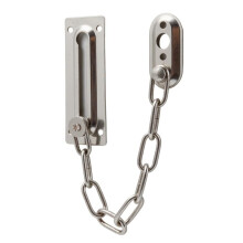 Stainless Steel Door Chain 1-Piece Nickel-Plated Door Chain Lock For Front Door Internal Door Lock With Screws