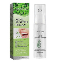 30ml Mint Spray Breath Freshener Mouth Spray Odor Treatment Spray Refresher Fresh Breath Remove Bad Breath Smoke