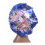 Satin Bonnet Double Layer Sleep Cap Printing Bonnet Wide Elastic Band 20