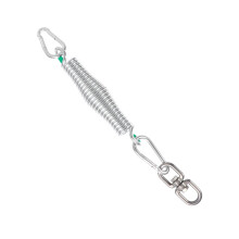 Heavy Duty Swing Spring Garden Hook Compatible Plated Steel Weather-Resistant Porch Swing Springs