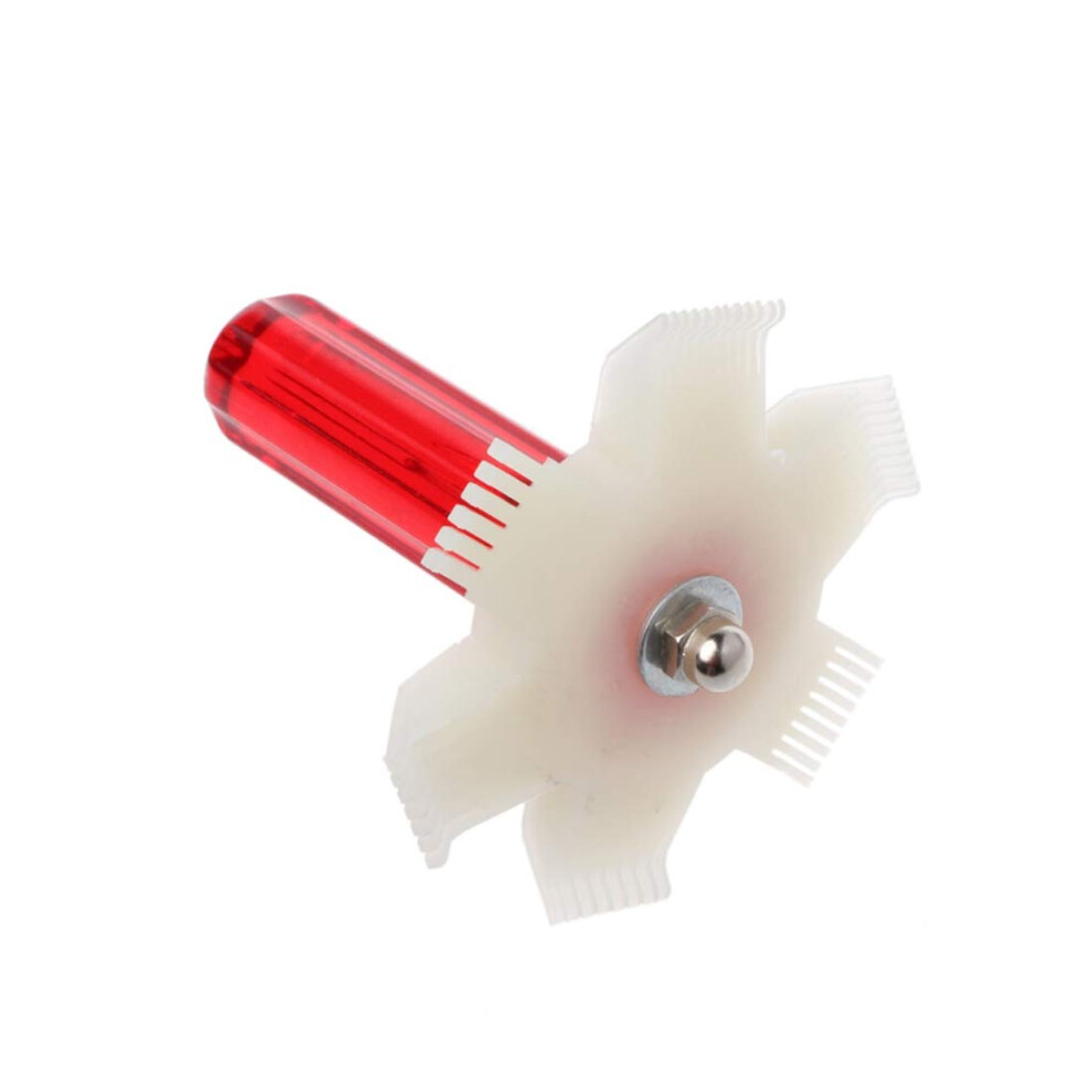 A/C Radiator Condenser Evaporator Fin Straightener Coil Comb Rake Cleaner Tool Universal Fit Auto Air Conditioning 9393856838660