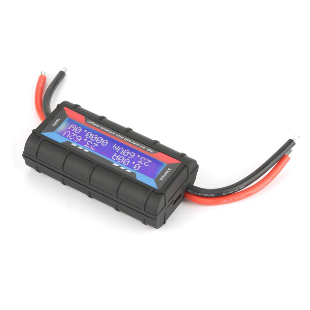 Watt Meter For Rc Model Airplane, 4.8V To 60V, 150A, Lcd Power Analyzer, Battery Consumption Monitor, Small Size 9354506820565