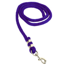 Heavy Duty Purple Horse Lunge Line with Snap 6.6ft High Tensile Training Rope