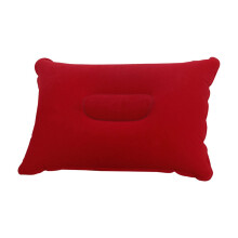 Bed Pillows Portable Ultralight Inflatable Nylon Air Pillow For Camping Travel Hiking Beach Car Plane Head Rest Big Red