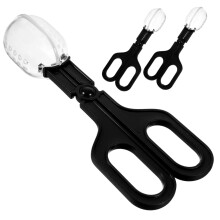 Pooper Scooper 3 Pack Plastic Small Pet Waste Scoop for Hamsters, Litter, and Pet Food